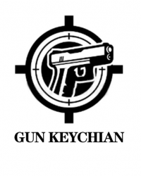 GUN keychain